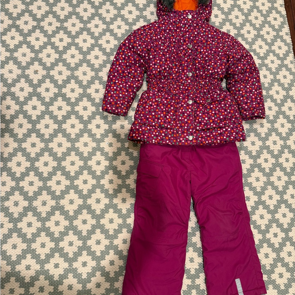 Hanna Andersson Orange and Polka Dot Jacket